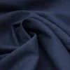 Tissu Lin Viscose Fil Flammé Marine