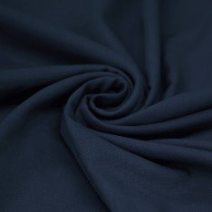 Lightweight Linen Viscose Slub Fabric Navy