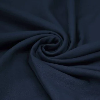 Tkanina Len z Wiskozą Granatowy