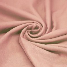 Tissu Lin Viscose Fil Flammé Nude Rose