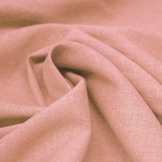 Tissu Lin Viscose Fil Flammé Nude Rose