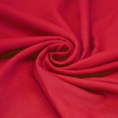 Lightweight Linen Viscose Slub Fabric Red