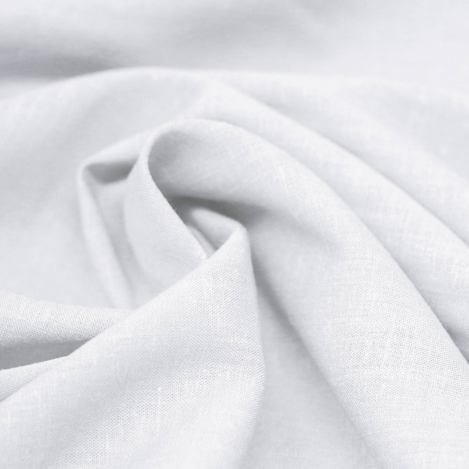 Lichtgewicht Linnen Viscose Slub Stof Wit