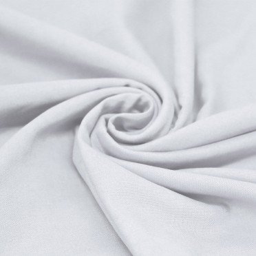Lichtgewicht Linnen Viscose Slub Stof Wit - (Modestoffen)