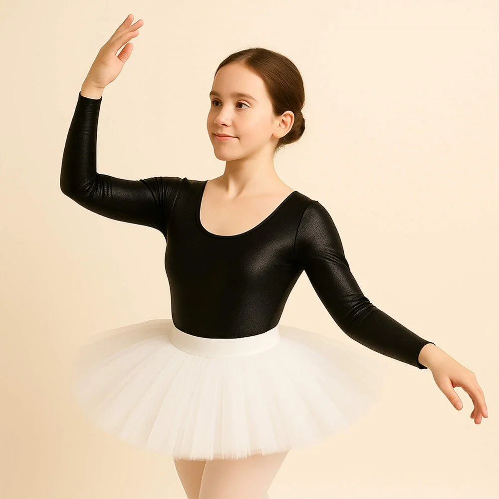Lycra Stof Glanzend Zwart - Glanzende Dansstof 145cm Breed Lycra Stof (Glanzend) Zwart - (Lycra Stoffen Glanzend)