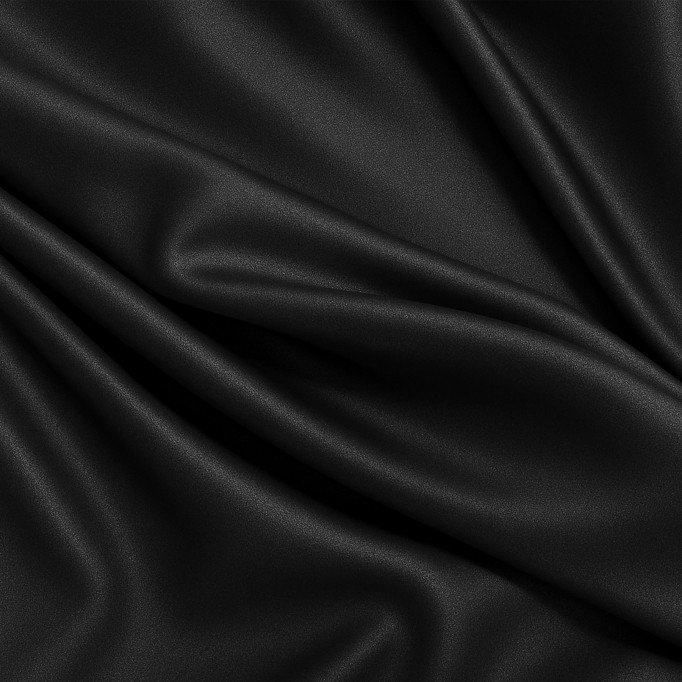 Tissu Lycra (Brillant) Noir  - (Lycra Tissu Brillant )
