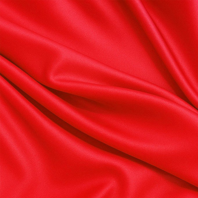 Lycra Stoff (Glänzendes) Rot - (Lycra Stoffe Glänzender)