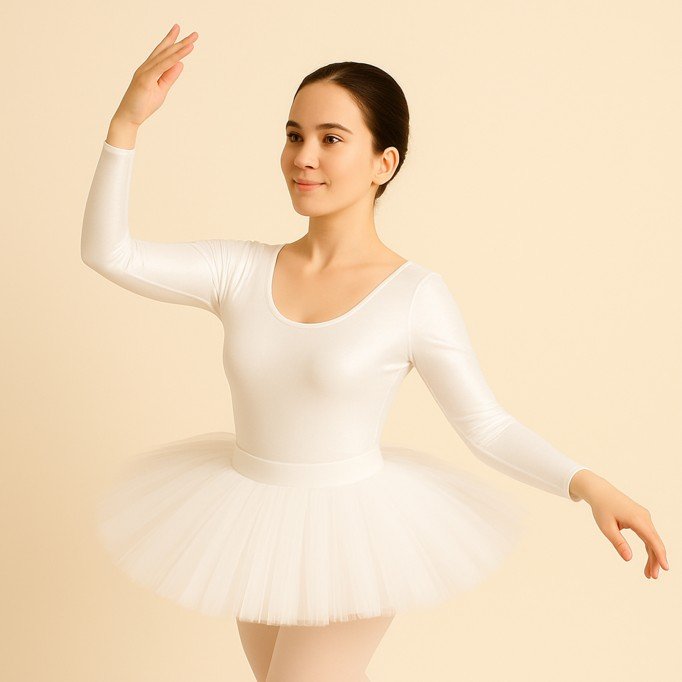Lycra Stoff (Glänzendes) Weiß  - (Lycra Stoffe Glänzender)