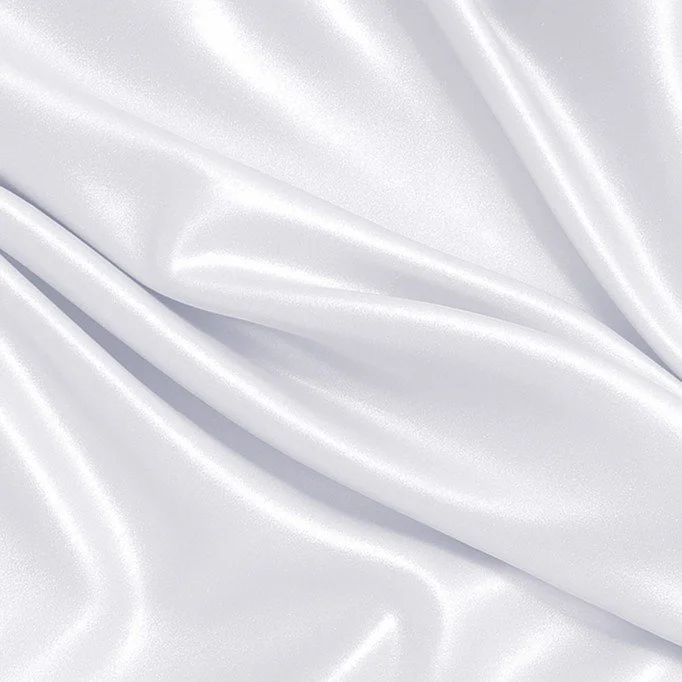 Lycra Stoff (Glänzendes) Weiß  - (Lycra Stoffe Glänzender)