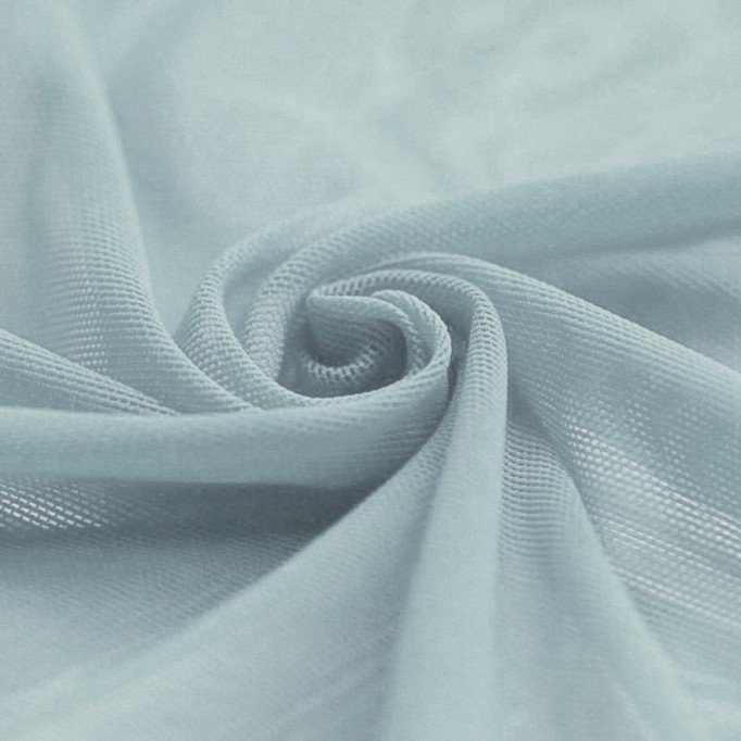 Tissu Mesh Stretch Mer Verte - (Tissu Mesh Stretch)