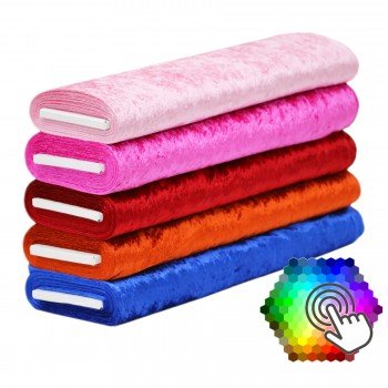 Velour De Panne Stof 5 Kleuren 15 Meter Pakket Velour De Panne Stof 5 Kleuren 15 Meter Pakket