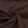 Tessuto A Maglia Pointoille (Strisce) Marrone Cioccolato