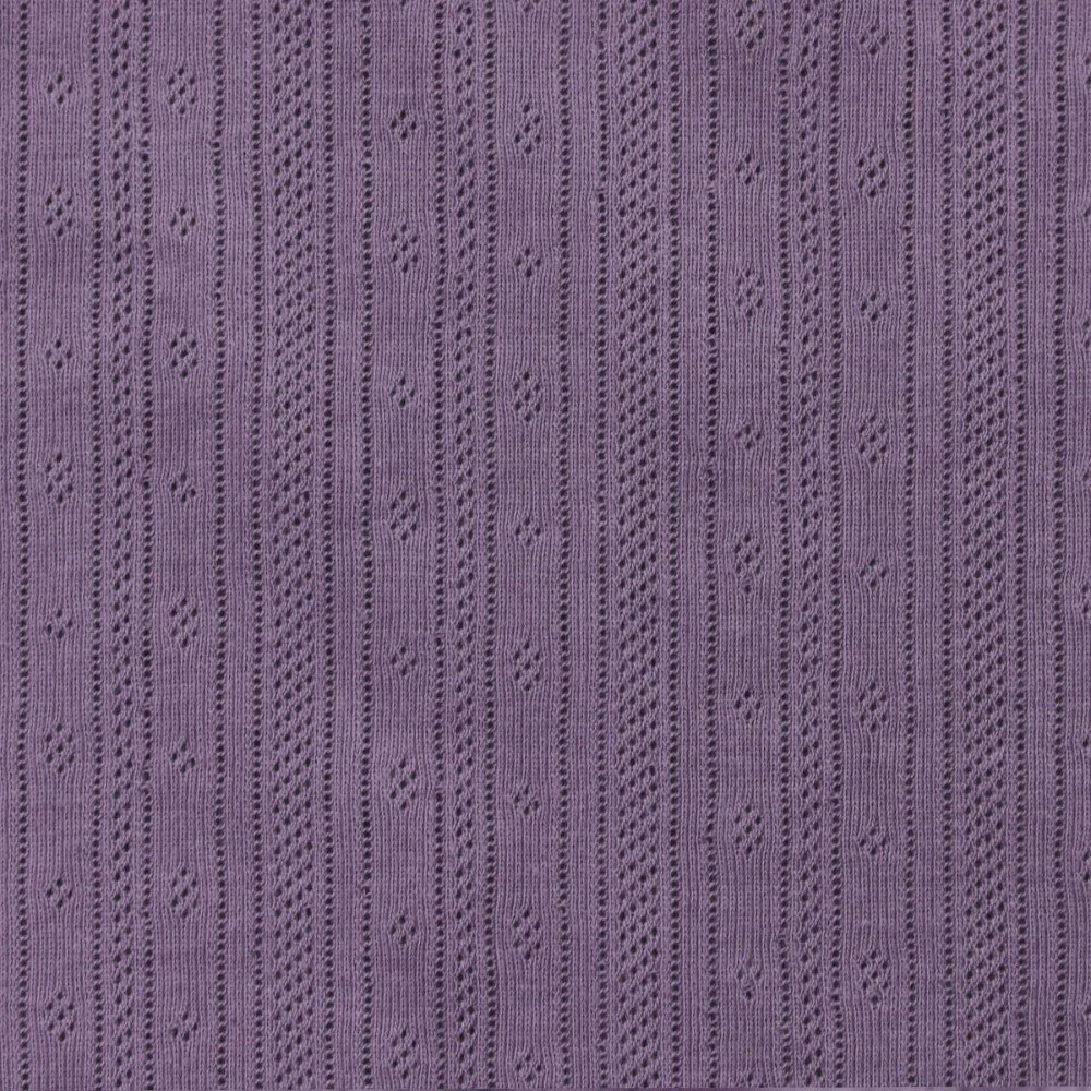 Pointoille Feinstrickjersey (Streifen) Dusty Lila Pointoille Feinstrickjersey Stoff (Streifen) Dusty Lila - (Jersey Stoffe)