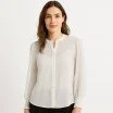 Chiffon Stoff Ecru  - (Chiffon Stoffe)