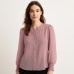 Chiffon Stoff Altrosa  - (Chiffon Stoffe)