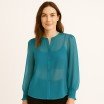 Chiffon Fabric Petrol - (Chiffon Fabric)