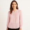 Chiffon Stof Rose - (Chiffon Stoffen )