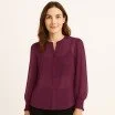 Chiffon Stof Bordeaux - (Chiffon Stoffen )
