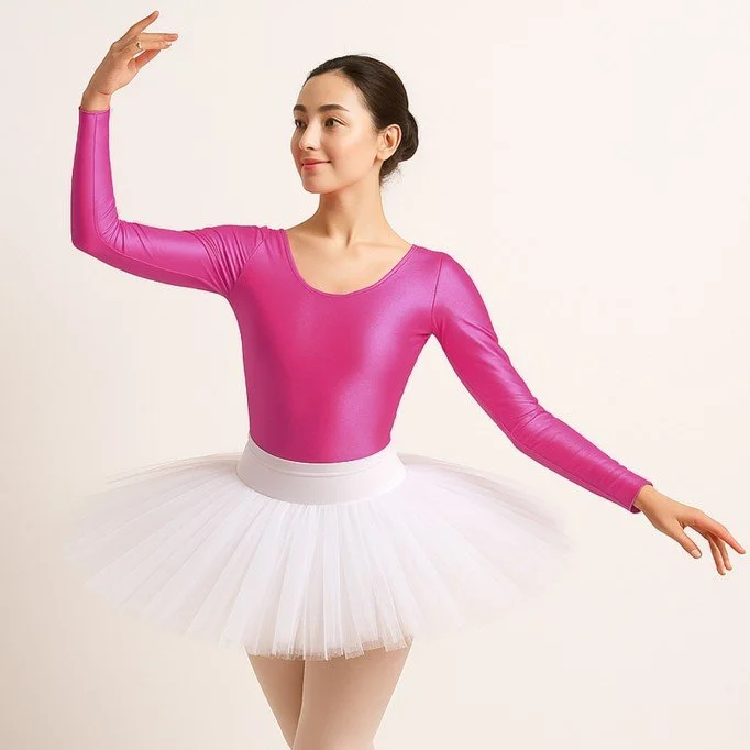 Lycra Stof (Glanzend) Fuchsia - (Lycra Stoffen Glanzend)