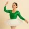 Tessuto Lycra (Lucido) Verde Erba - (Lycra Tessuto Lucida)