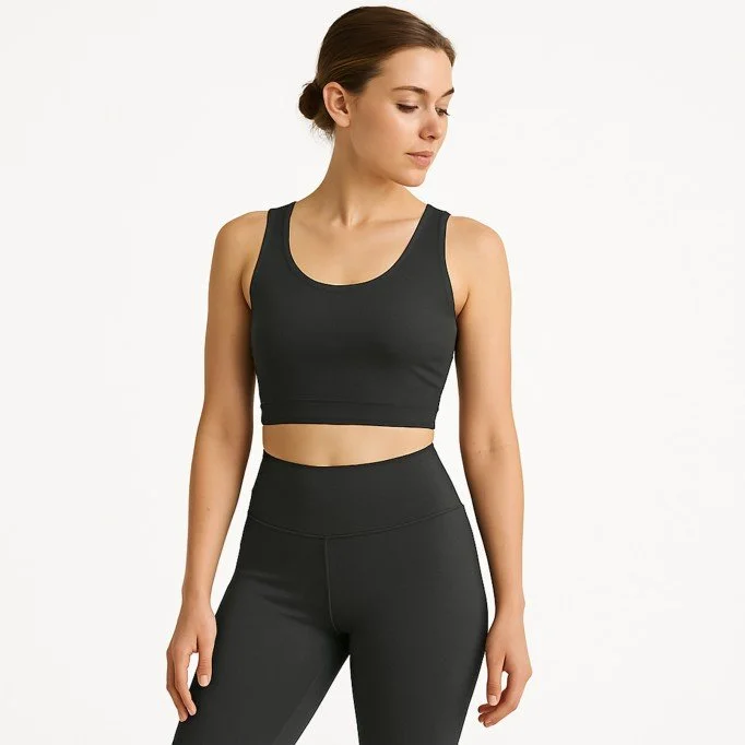 Tkanina Lycra (Matowa) Czarny Tkaniny Lycra Matowa