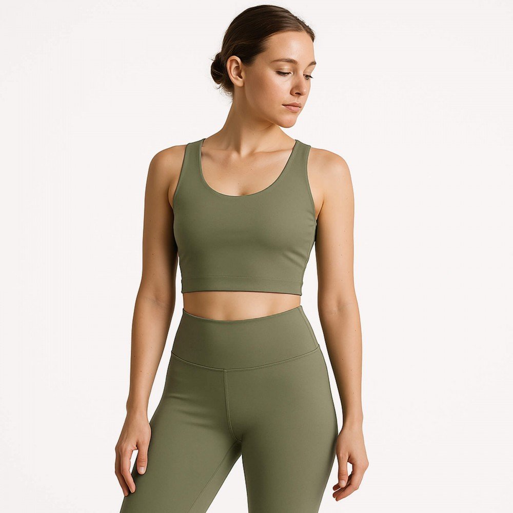 Lycra Stof (Mat) Olijf Groen Lycra Stof (Mat) Olijf Groen