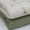 Tissu Maille Tricot Côtelé - Fleur Classique Rose Tissu Maille Tricot Côtelé - Fleur Classique Rose - (Tissus Jersey)