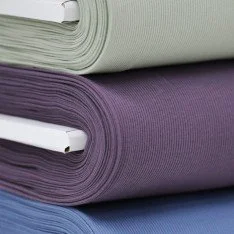 Rib Knit Jersey Fabric 5 Colors 12 Meter Package Rib Knit Jersey Fabric 5 Colors 12 Meter Package