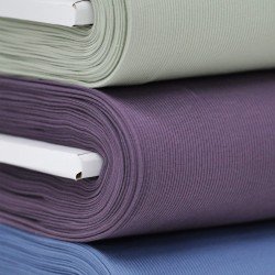 Rib Knit Jersey Fabric 5 Colors 12 Meter Package