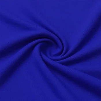 Tissu Jersey Bambou Cobalt Tissu Jersey Bambou Cobalt