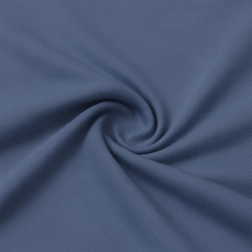 Bambusjersey Stof Mørk Jeans