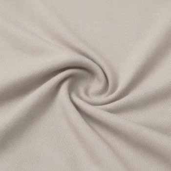 Tissu Jersey Bambou Beige Clair Tissu Jersey Bambou Beige Clair