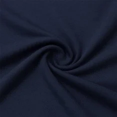 Tissu Jersey Bambou Marine  Tissu Jersey Bambou Marine