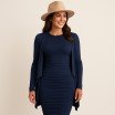 Bamboe Jersey Stof Marine  - (Bamboe Jersey Stoffen )