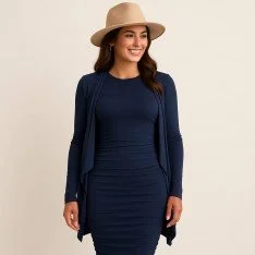 Bamboo Jersey Fabric Navy Bamboo Jersey Fabric Navy