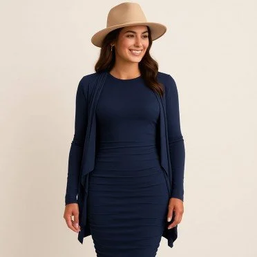 Bamboo Jersey Fabric Navy - (Bamboo Jersey Fabrics)