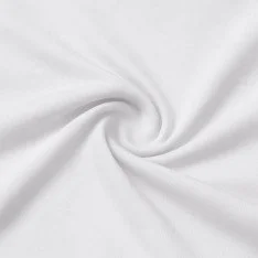 Tissu Jersey Bambou Blanc  Tissu Jersey Bambou Blanc