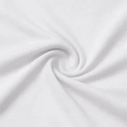 Bambus Jerseystoff Weiß 