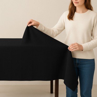 Tissu Burlington (Mini Matt) Noir - (Tissu Burlington )