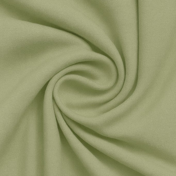 Burlington Fabric Khaki Green Tkanina Stretch Panama 