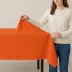 Burlington Fabric Orange Tkanina Stretch Panama 