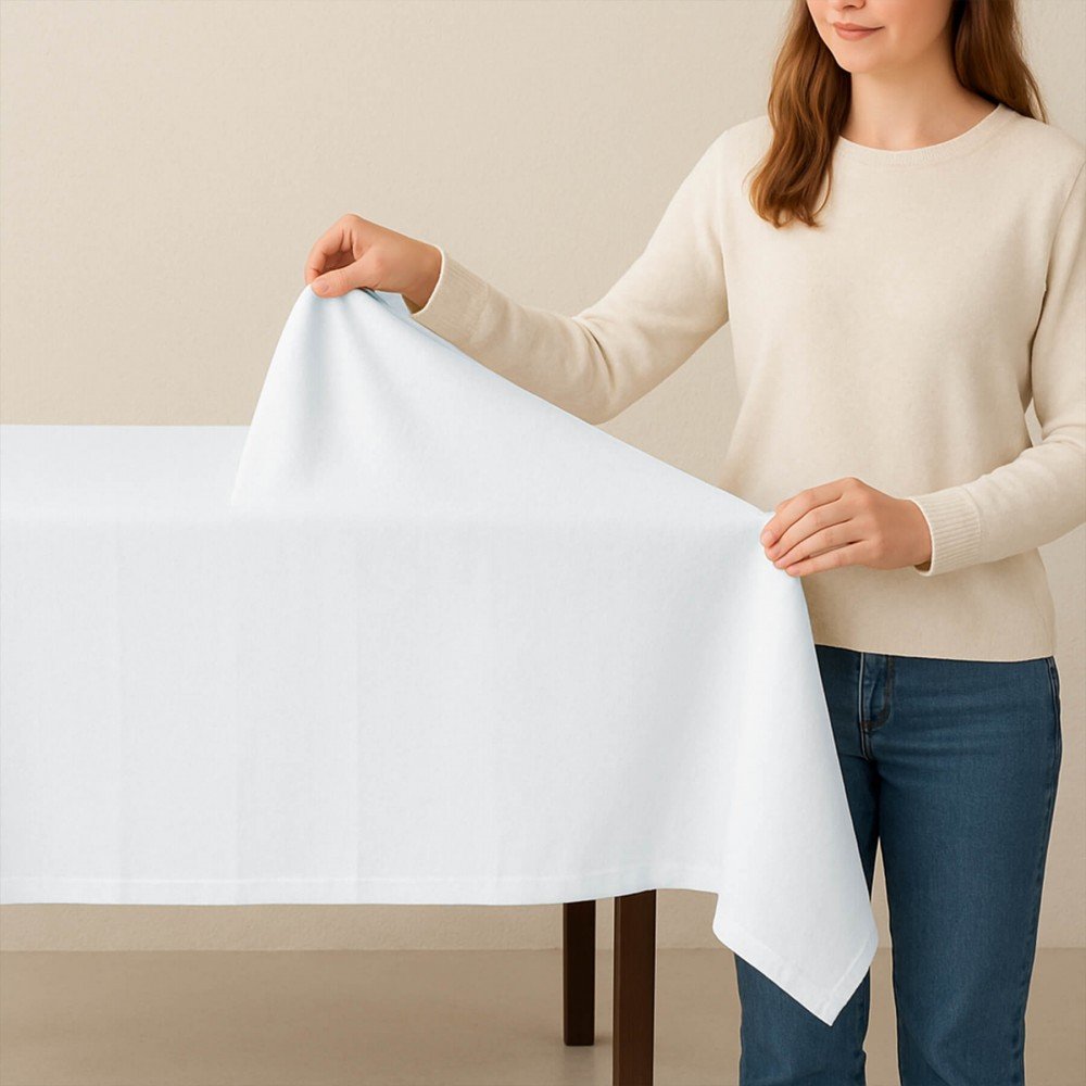 Burlington Fabric (Mini Matt) White Burlington Fabric (Mini Matt) White