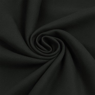 Canvas Stoff Schwarz  - (Canvas Stoffe Baumwolle)