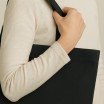 Tessuto Canvas Di Cotone Nero - (Tessuto Di Cotone Canvas)