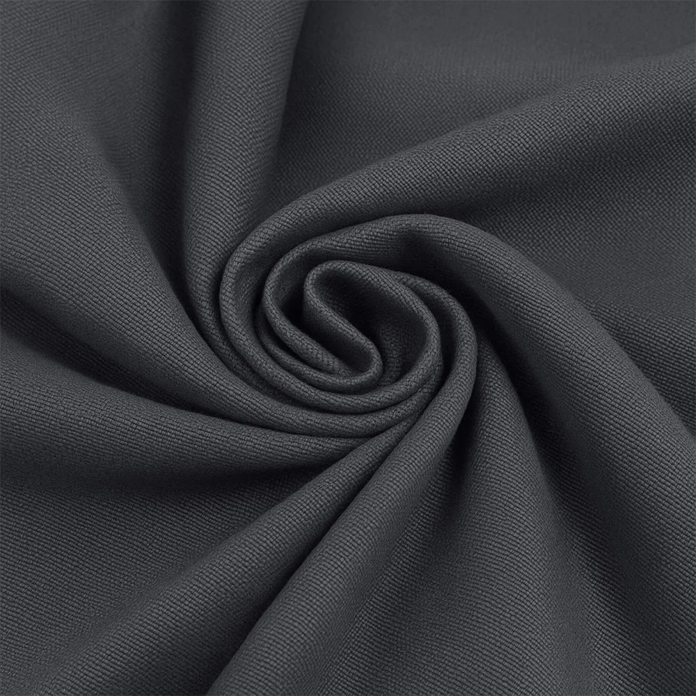 Tissu Canevas Gris Foncé 
