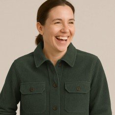 Corduroy Stretch Stof 6 Wales Leger Groen Corduroy Stretch Stof 6 Wales Leger Groen