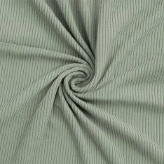 Corduroy Stretch Stof 6 Wales Dusty Groen
