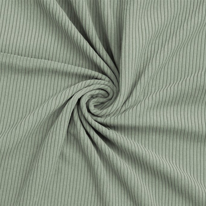Breitcord Stoff Stretch 6 Wales Dusty Grün - (Modestoffe)