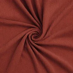 Corduroy Stretch Stof 6 Wales Roest 