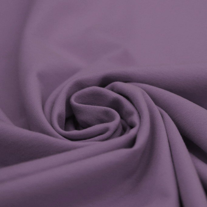 Jersey Stoff Baumwolle Dusty Lila - (Baumwolljersey Uni)